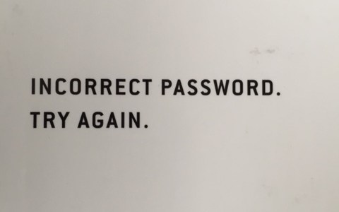 Incorrect Password